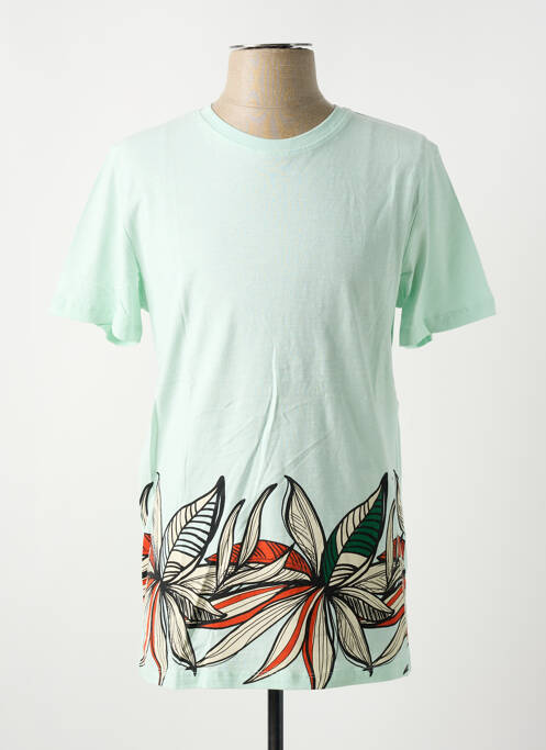 T-shirt vert JACK & JONES pour homme