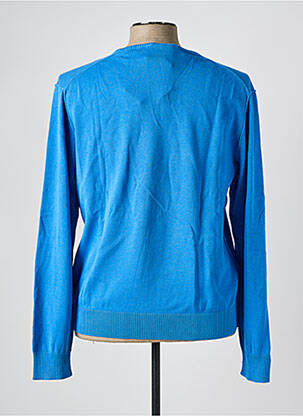 Pull col v manches longues bleu SHOCKLY homme