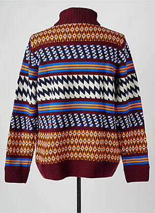 Pull col roulé stretch manches longues rouge SCOTCH & SODA homme