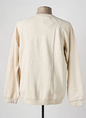 Sweat-shirt stretch manches longues beige FRENCH DISORDER homme