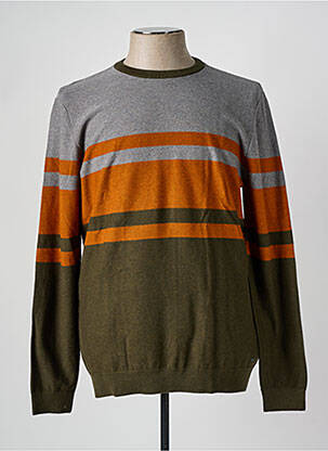 Pull stretch manches longues vert PETROL INDUSTRIES homme