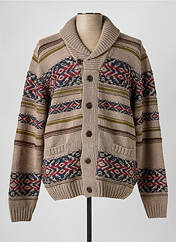 Gilet manches longues marron JACK & JONES homme seconde vue