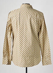 Chemise manches longues beige JACK & JONES pour homme seconde vue