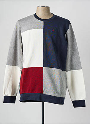 Sweat-shirt gris MAISON FT pour homme