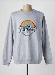 Sweat-shirt gris RETRO ORIGIN pour homme seconde vue