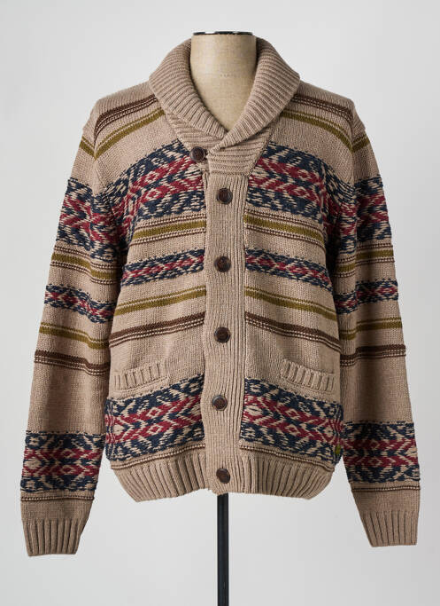 Gilet manches longues marron JACK & JONES homme