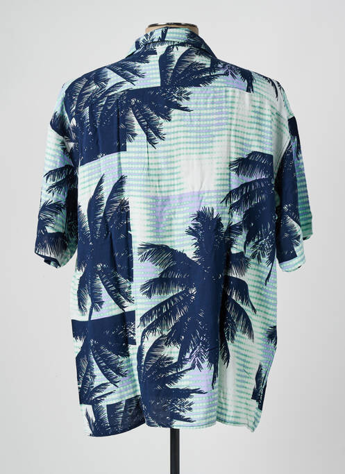 Chemise manches courtes bleu JACK & JONES pour homme