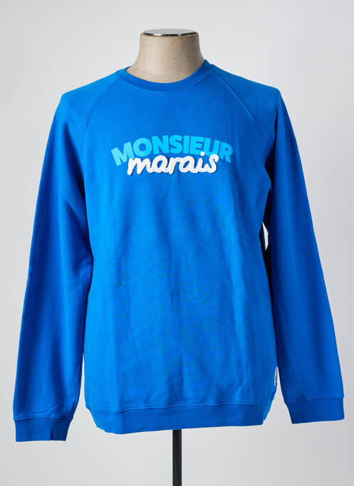 Sweat-shirt bleu FRENCH DISORDER pour homme