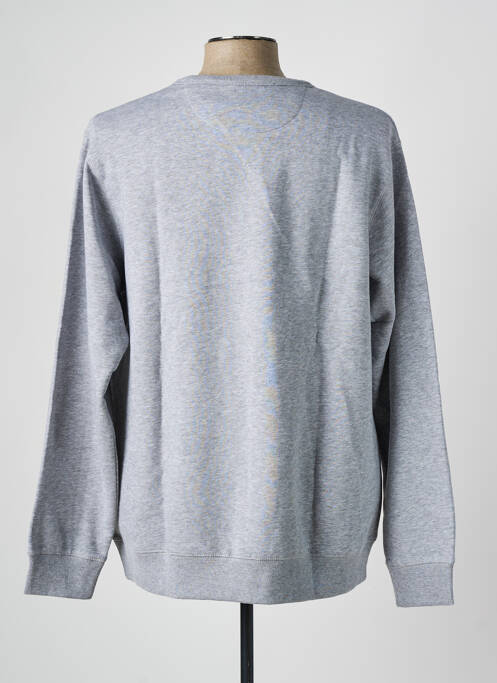Sweat-shirt gris RETRO ORIGIN pour homme