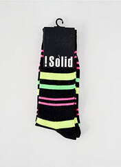 Chaussettes noir SOLID pour homme seconde vue