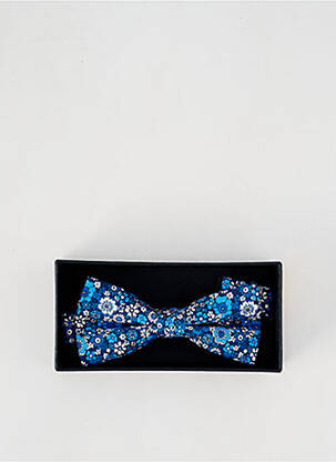 Noeud papillon imprimé fleurs bleu JACK & JONES homme