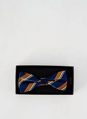 Noeud papillon imprimé rayures bleu JACK & JONES homme