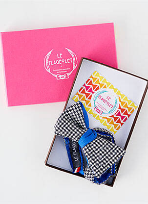 Noeud papillon noir LE FLAGEOLET pour homme