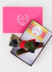 Noeud papillon vert LE FLAGEOLET pour homme seconde vue