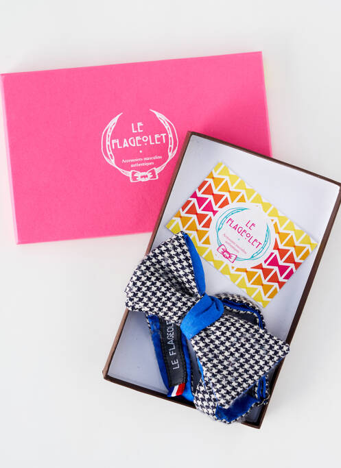 Noeud papillon noir LE FLAGEOLET pour homme