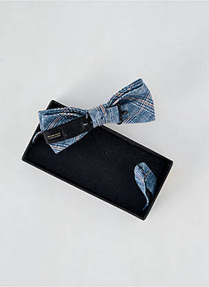 Noeud papillon imprimé rayures bleu JACK & JONES homme