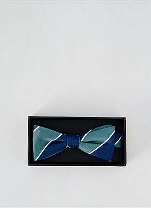 Noeud papillon imprimé rayures bleu JACK & JONES homme
