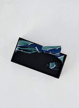 Noeud papillon imprimé rayures bleu JACK & JONES homme