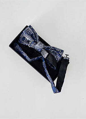 Noeud papillon imprimé fantaisie bleu JACK & JONES homme