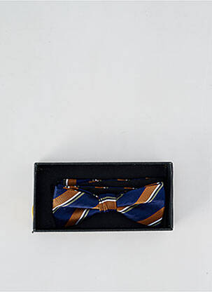 Noeud papillon imprimé rayures bleu JACK & JONES homme