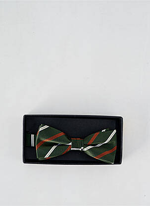 Noeud papillon imprimé rayures vert JACK & JONES homme