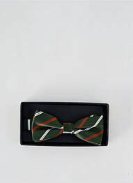 Noeud papillon imprimé rayures vert JACK & JONES homme