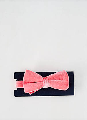 Noeud papillon tissage velours rose SCOTCH & SODA homme