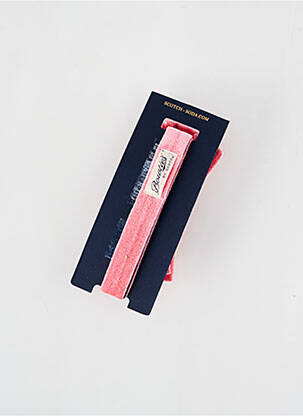 Noeud papillon tissage velours rose SCOTCH & SODA homme
