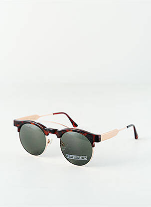 Lunettes de soleil imprimé fantaisie marron SPITFIRE unisexe