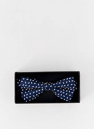 Noeud papillon imprimé pois bleu JACK & JONES homme