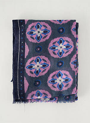 Foulard bleu MARC BARELL pour femme