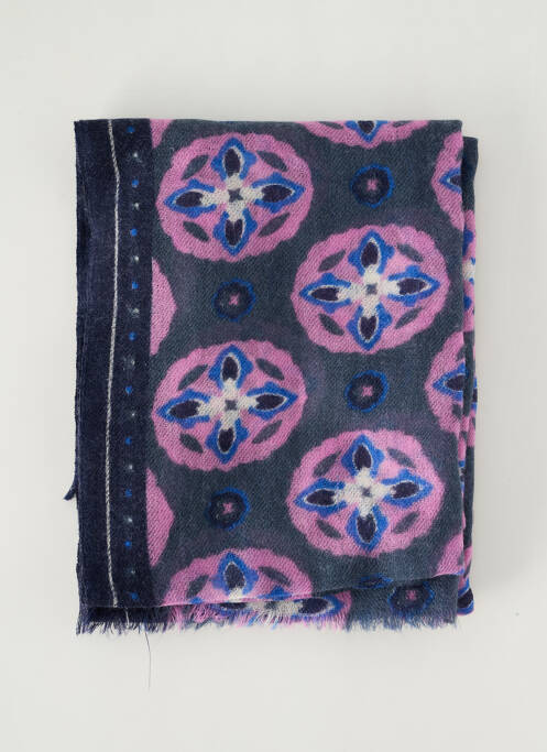 Foulard bleu MARC BARELL pour femme