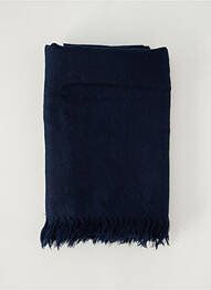 Foulard coutures renforcées bleu CASHMINA femme