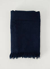 Foulard bleu CASHMINA pour femme seconde vue