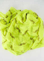 Foulard jaune PALME pour unisexe seconde vue