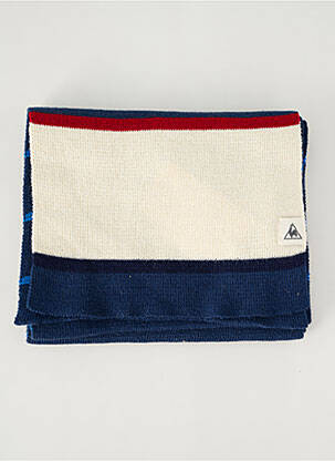 Echarpe imprimé rayures bleu LE COQ SPORTIF homme