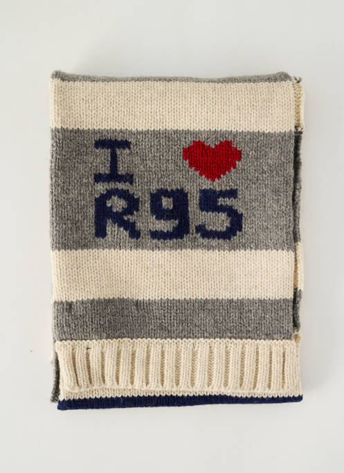 Echarpe gris R95TH pour homme