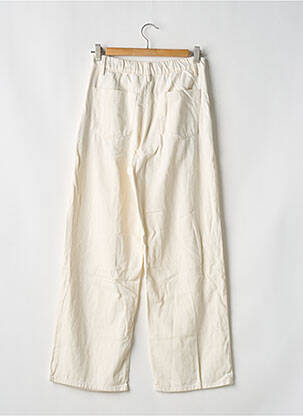 Pantalon flare coupe évasée beige UNIQLO femme