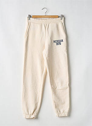 Jogging resserrée sur le bas beige ZARA femme