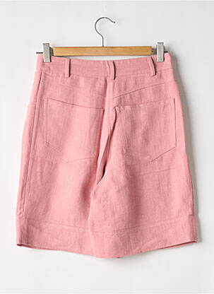 Bermuda taille élastique rose PLUME femme