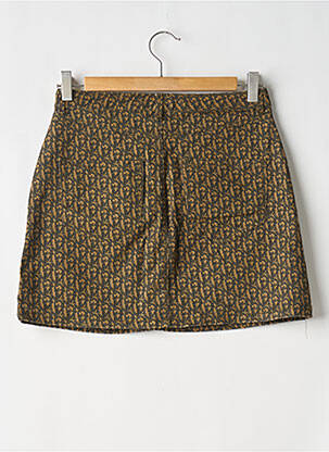 Jupe courte poches marron MANGO femme