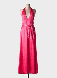 Robe longue sans manche sans manche rose PEPPERMAYO femme