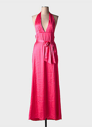 Robe longue sans manche sans manche rose PEPPERMAYO femme