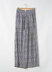 Pantalon droit bleu KANOPE pour femme seconde vue