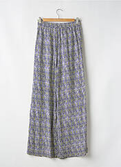 Pantalon droit bleu KANOPE pour femme seconde vue