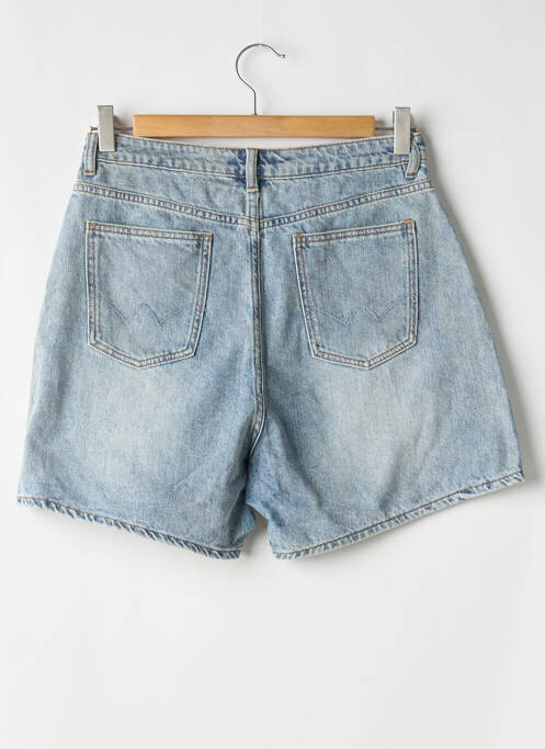 Short tissage denim bleu LE TEMPS DES CERISES femme