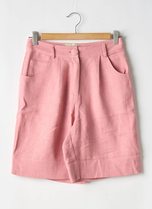 Bermuda rose PLUME pour femme