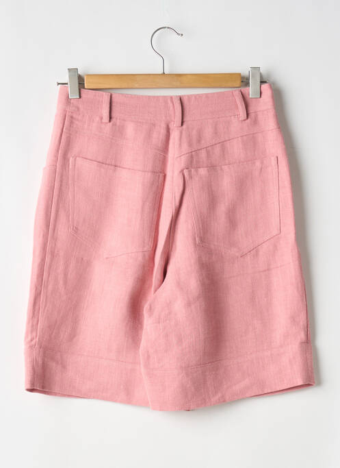 Bermuda rose PLUME pour femme