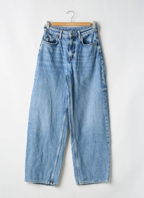 Jeans coupe large bleu SANS MARQUE pour femme