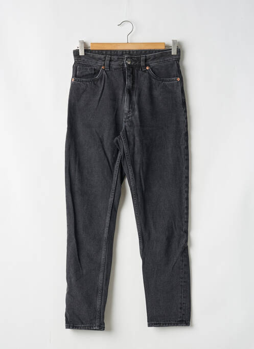 Jeans coupe slim noir MONKI pour femme